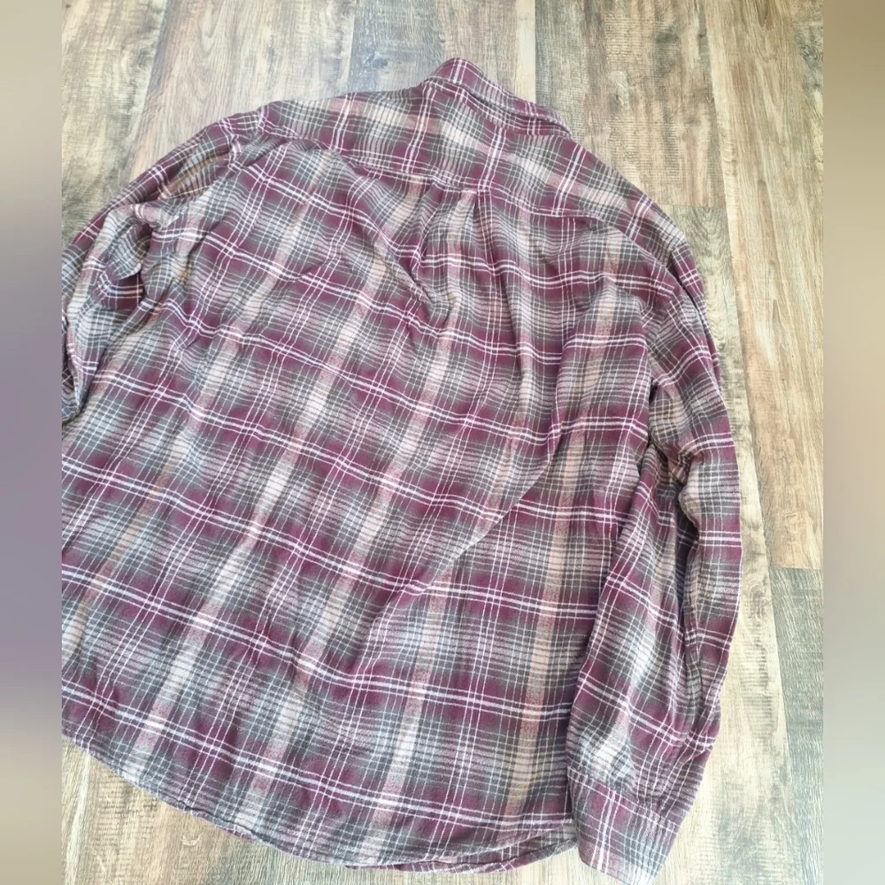 Croft&Barrow Plaid Flannel Size XL - Picture 9 of 10